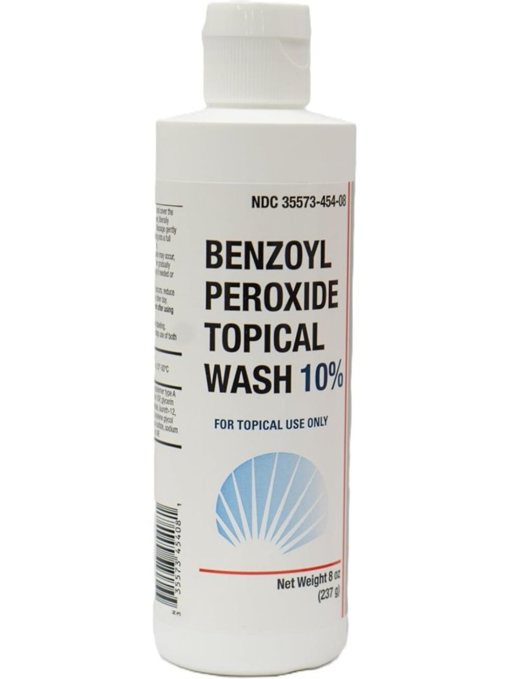 10% Benzoyl Peroxide Acne Wash - Deep Cleanser for Clear Skin & Breakout Control